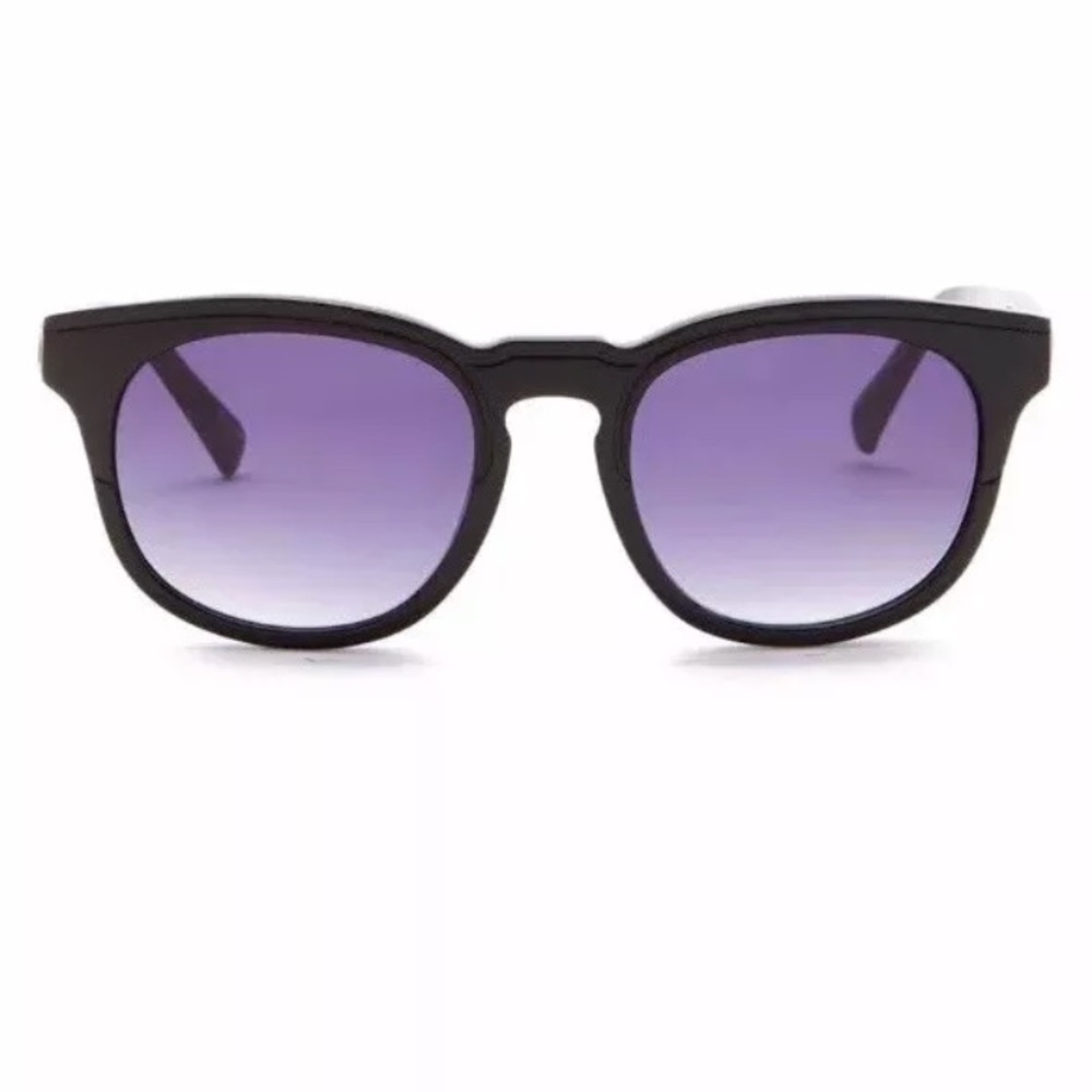 Elie TAHARI  Rounded Sun Glasses Black New - Picture 3 of 4